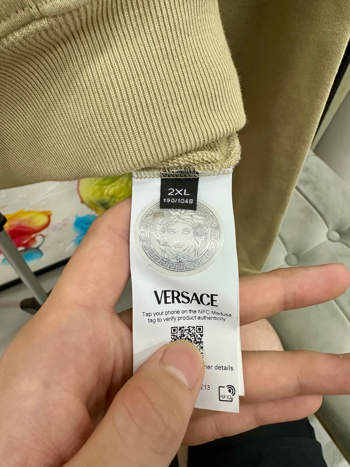 베르사체 메두사 오버핏 후드 (새상품) 상품이미지4