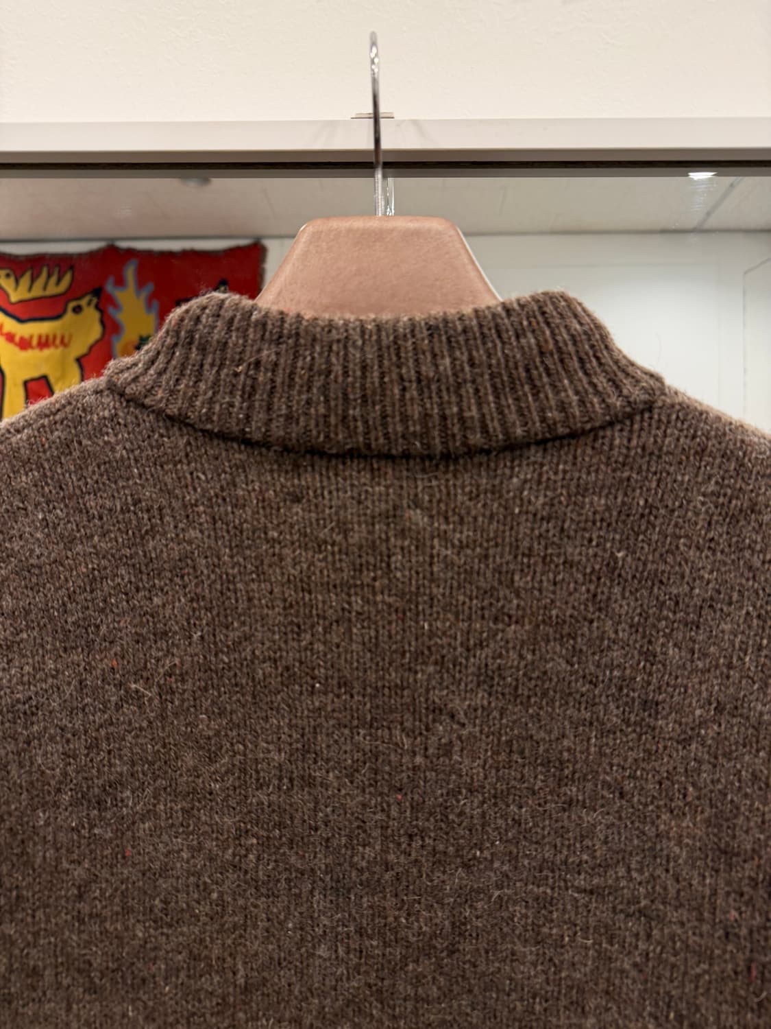 90s Bert Pulitzer 빈티지 쉐르파 울 보카시 니트 집업 상품이미지8