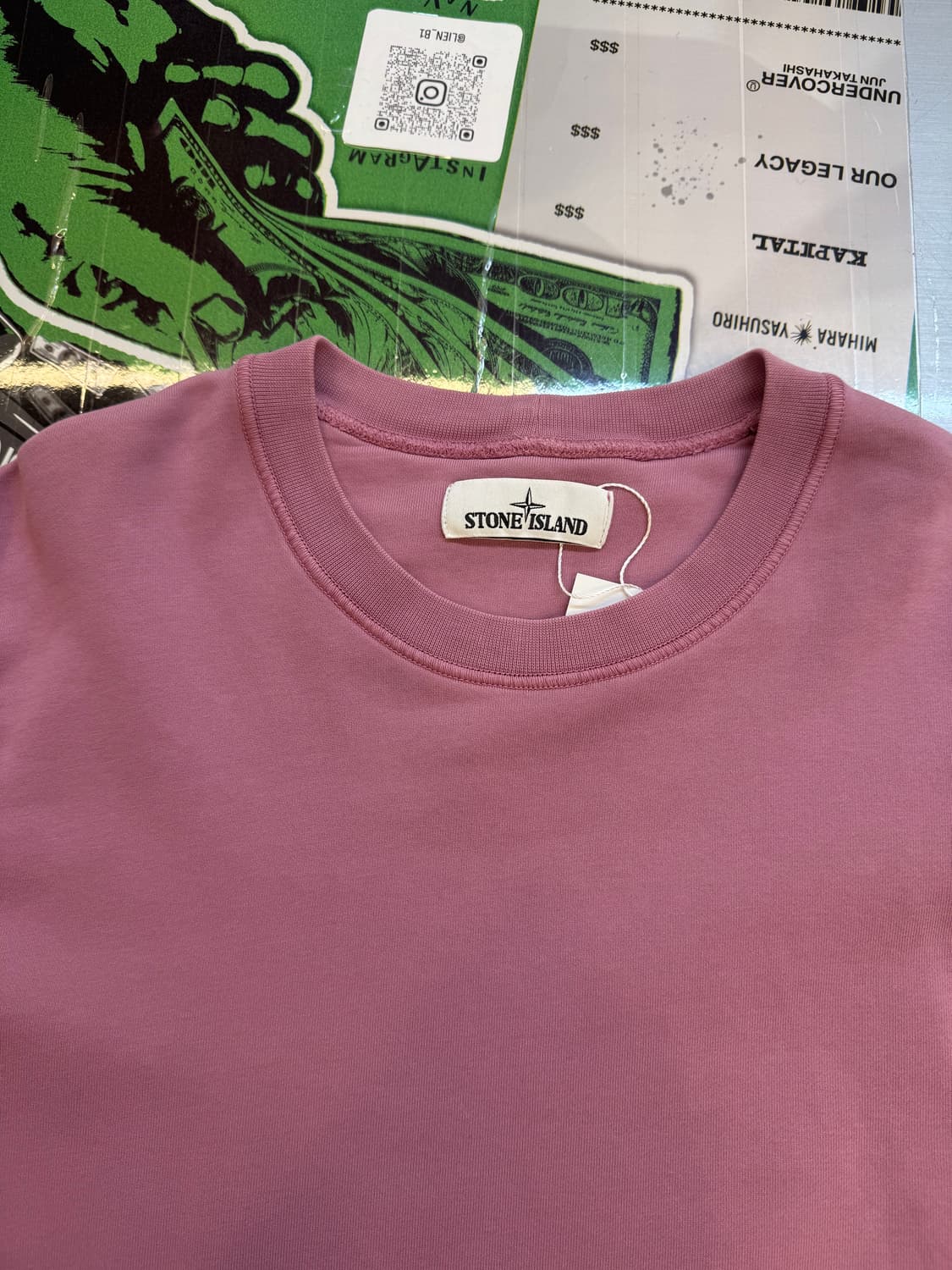 스톤아일랜드 가먼트 다이드 맨투맨 상품이미지3