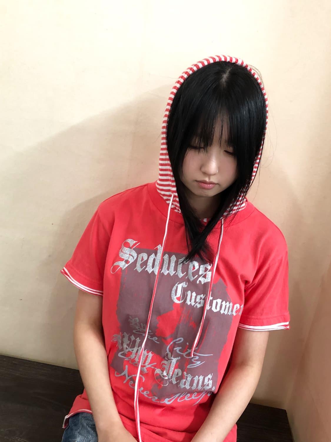 95 UNIONBAY 유니온베이 후드 반팔 티셔츠 상품이미지2