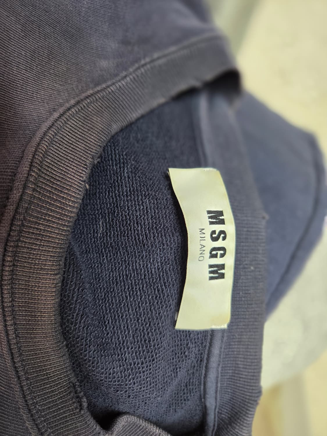 msgm 네이비 맨투맨 상품이미지6