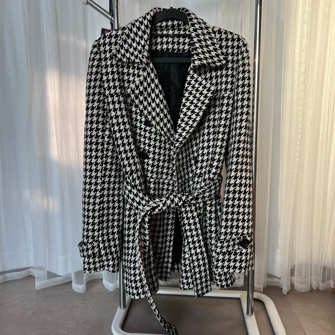 하운드투스 플레어 벨트 더블코트 상품이미지1