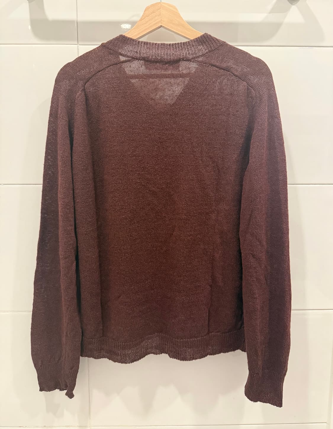 아워레가시 Rue 니트 버건디(46) 상품이미지4