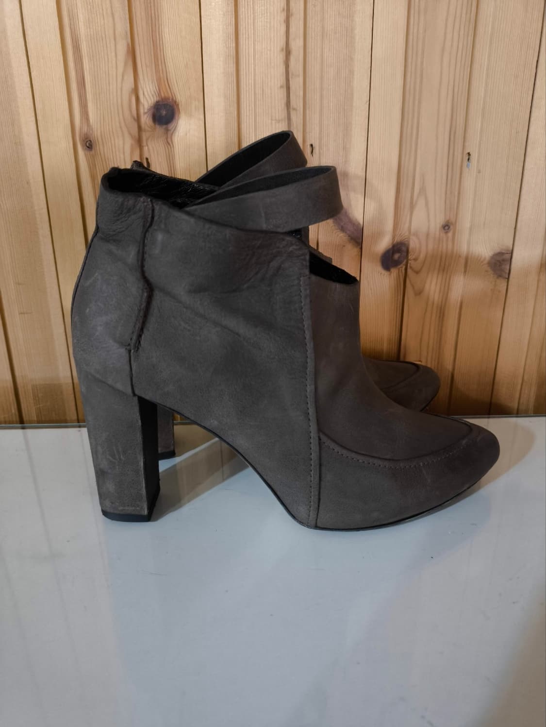 240mm 타임 앵클부츠 가죽 상품이미지3