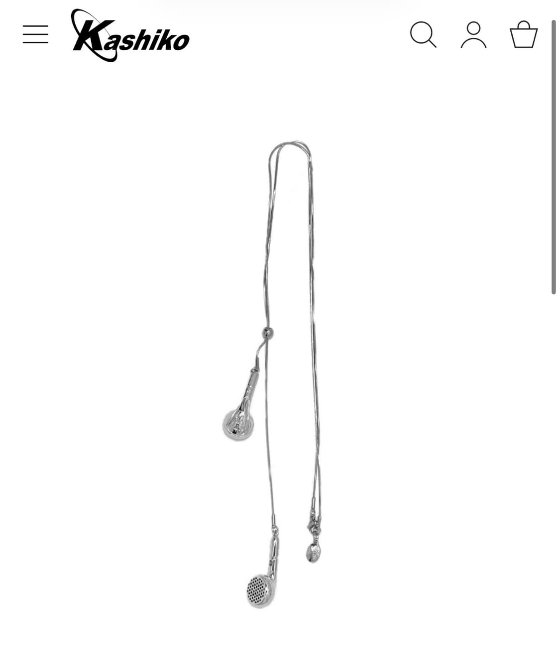 카시코 센티멍 이어폰 목걸이 상품이미지1