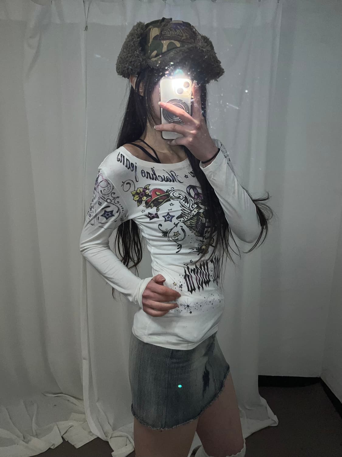 Y2K 카키 캐쥬얼 set (set 할인가) 상품이미지8