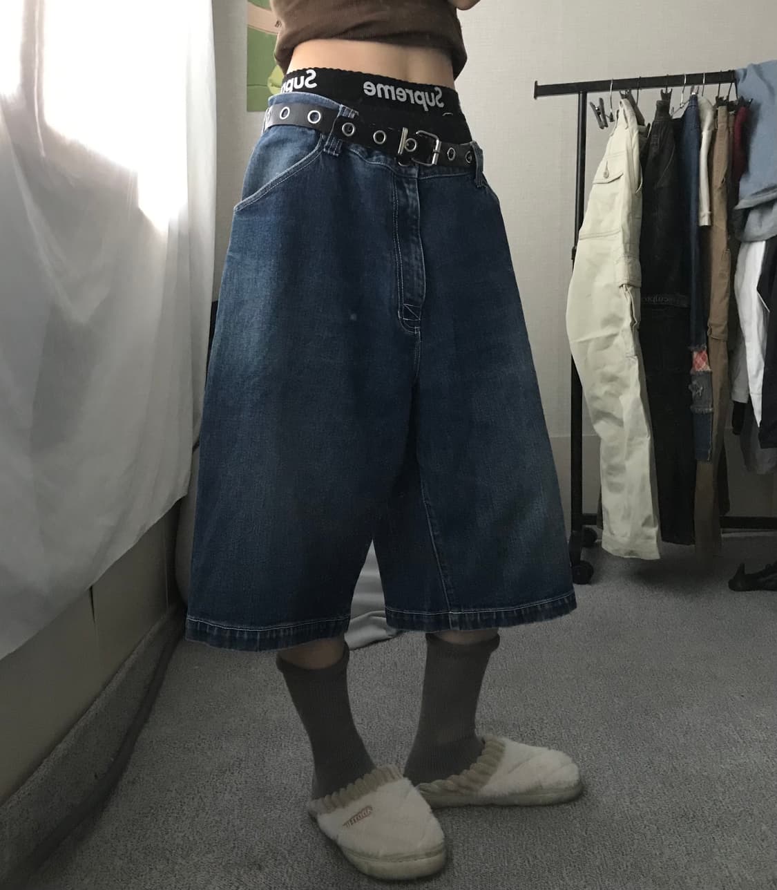 칼카니 00s 데님버뮤다팬츠 상품이미지3