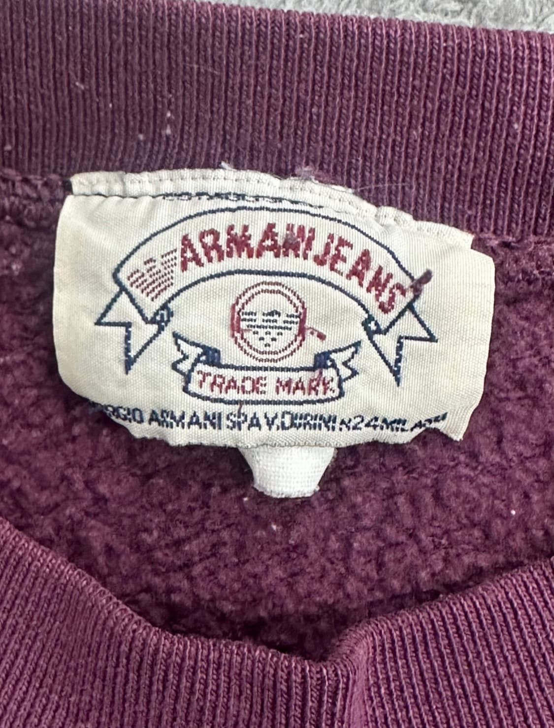 90s Armani Jeans 페이디드 스웻셔츠 L 상품이미지5