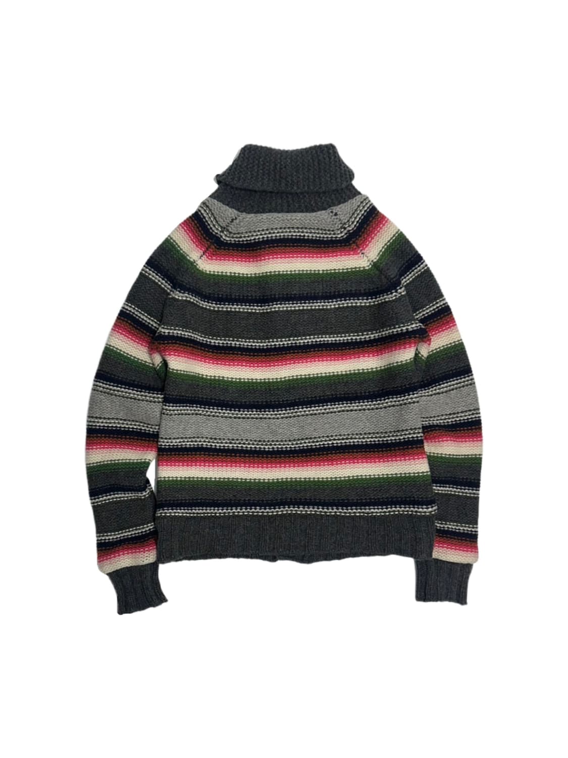 Go Slow Caravan 모 숄카라 니트 가디건 일본빈티지 상품이미지6