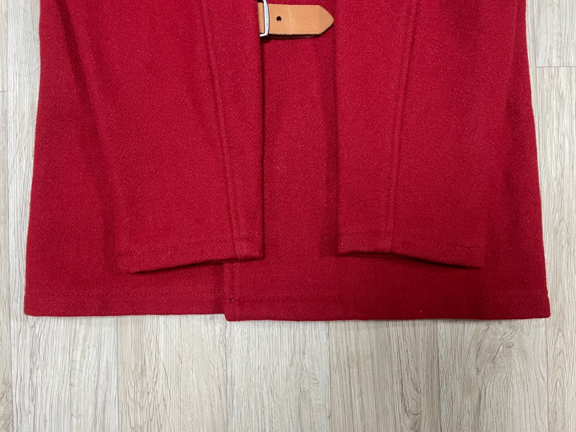 95~100) 쇼트 레더 벨티드 울 피코트(미국제)RRL&LVC&폴로 상품이미지10