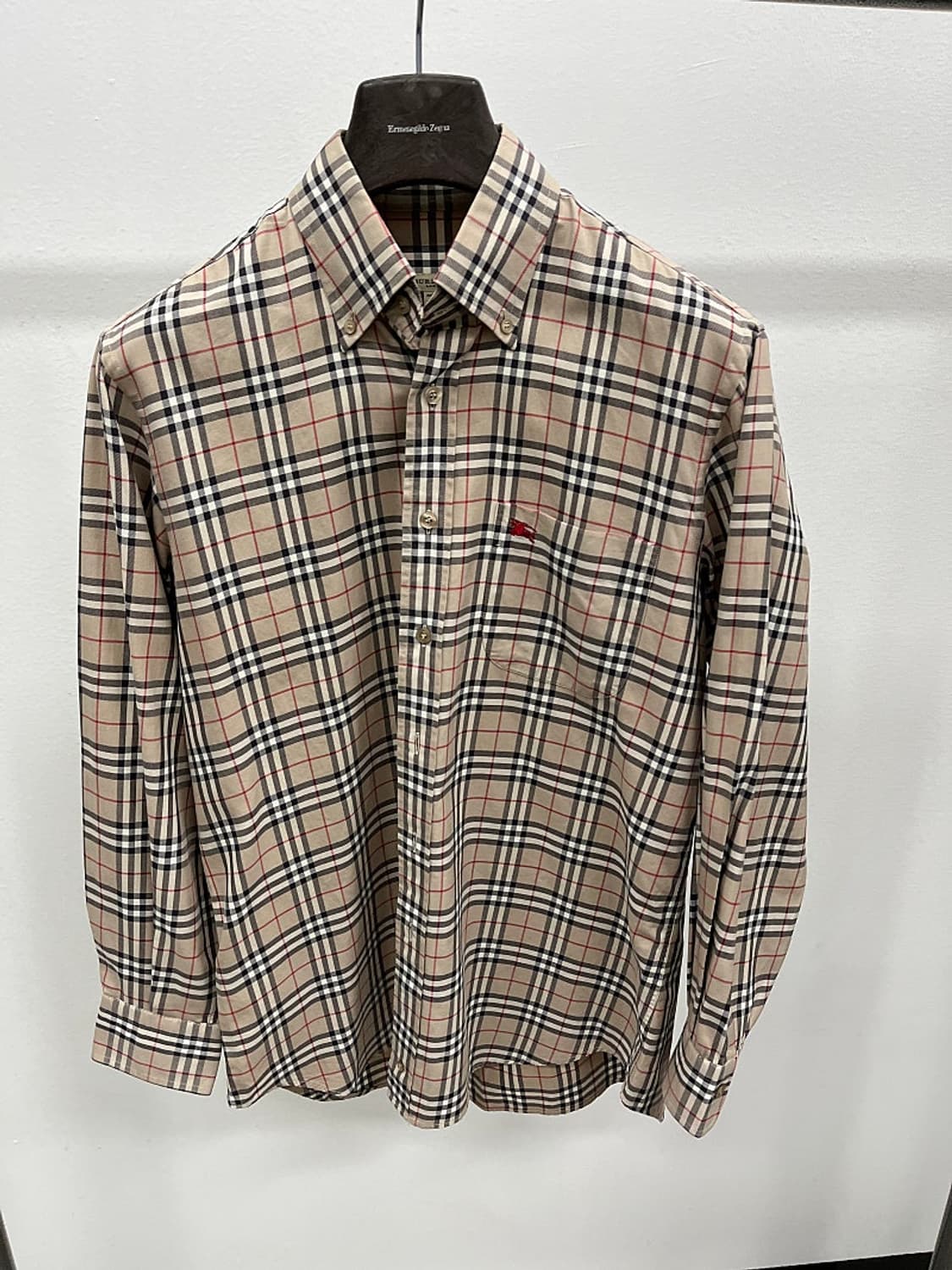 105) 버버리 모카베이지 체크셔츠  상품이미지4