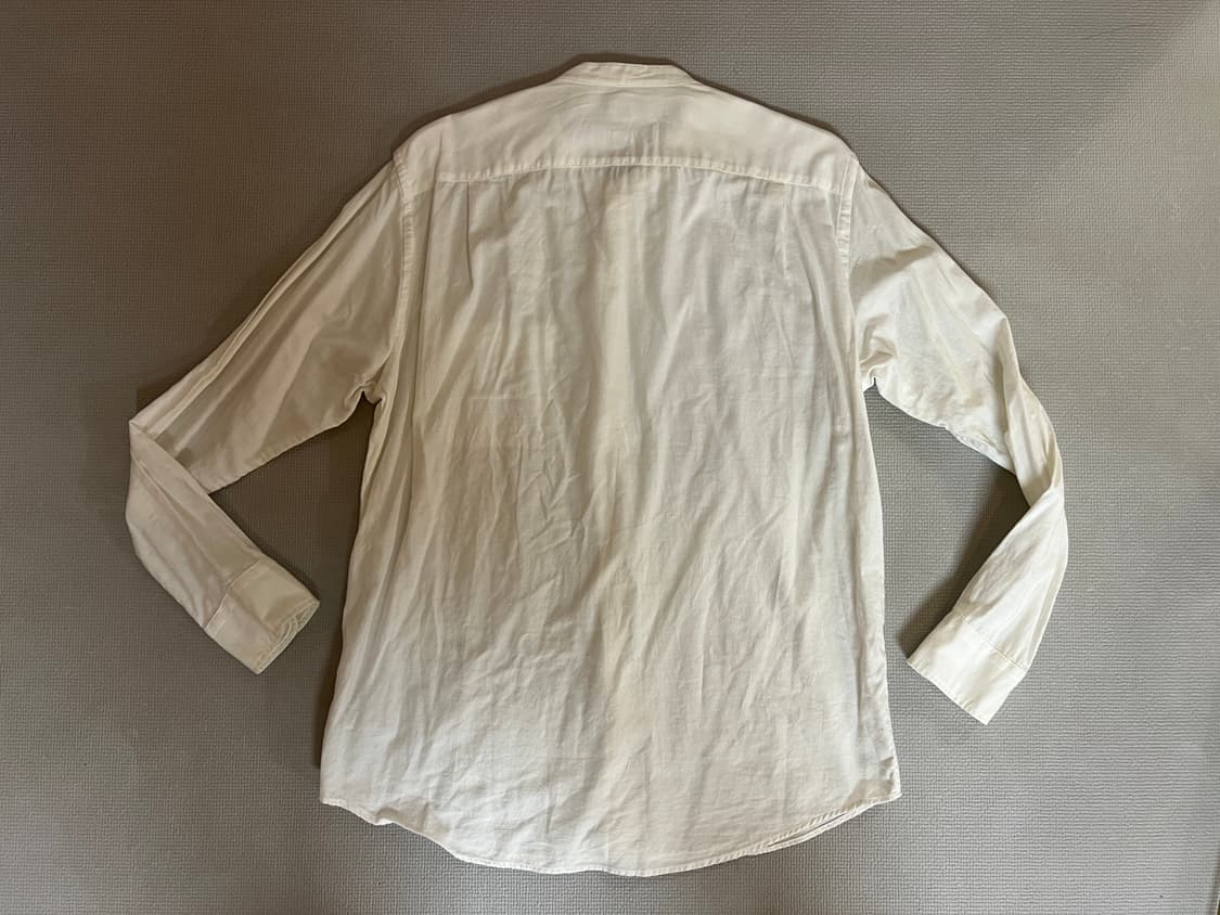 무료배송 - 유니클로 차이나넥 긴팔셔츠(화이트) XL 상품이미지2