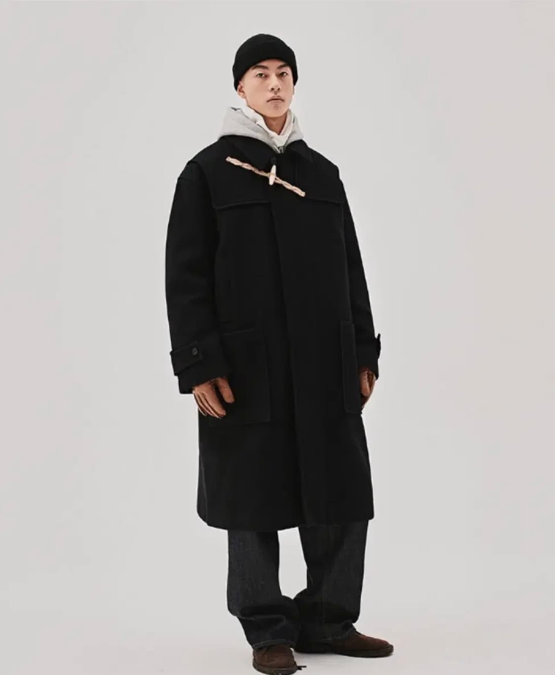 유니폼브릿지 더플코트 블랙 라지 상품이미지3