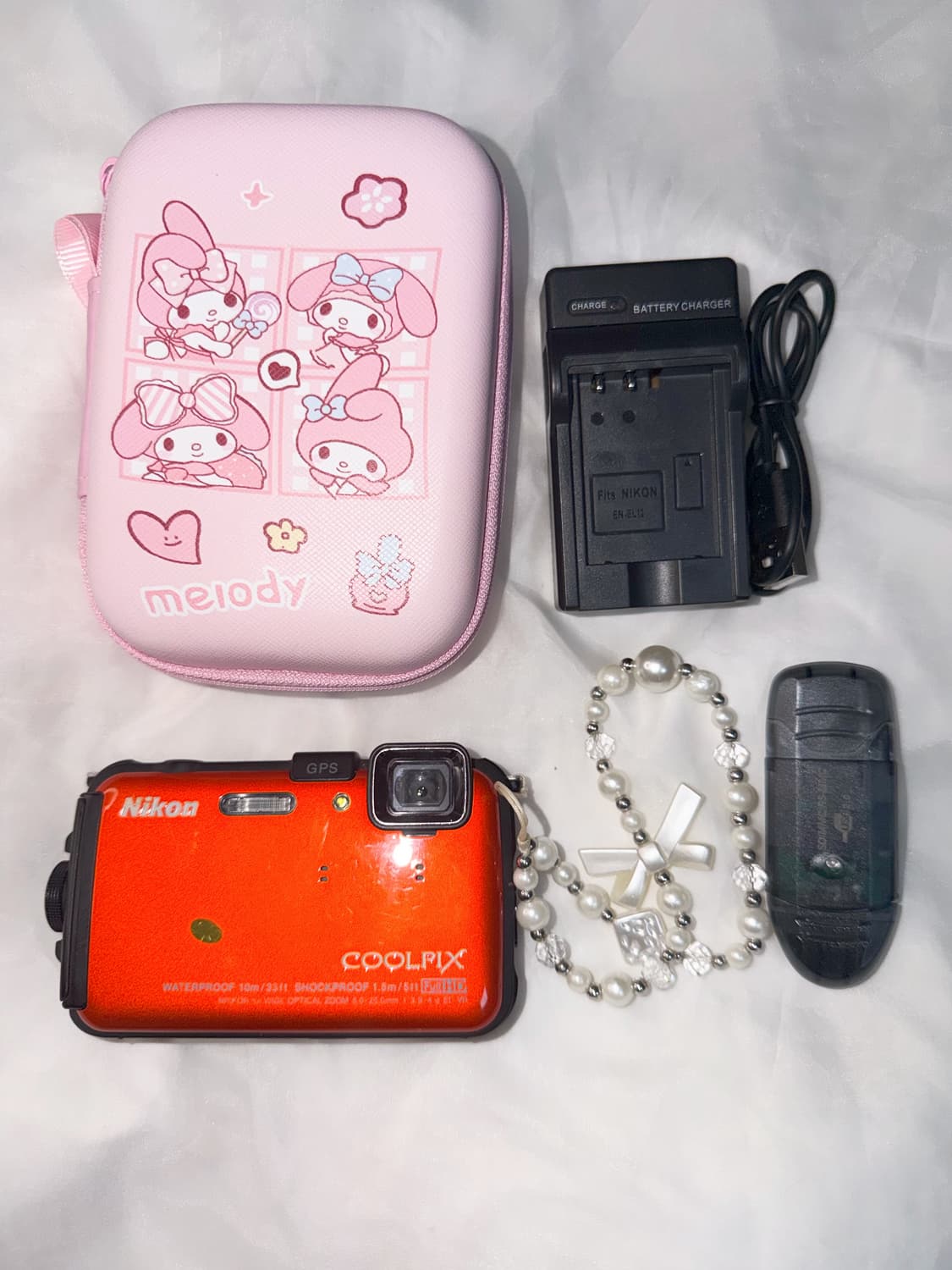 니콘 쿨픽스 aw100 주황 빈티지 디카 상품이미지1