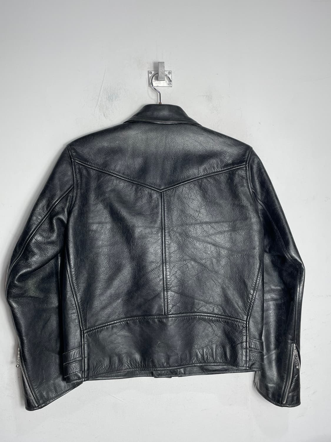 FAST LANE 패스트 레인 블랙 가죽 라이더 자켓 상품이미지2