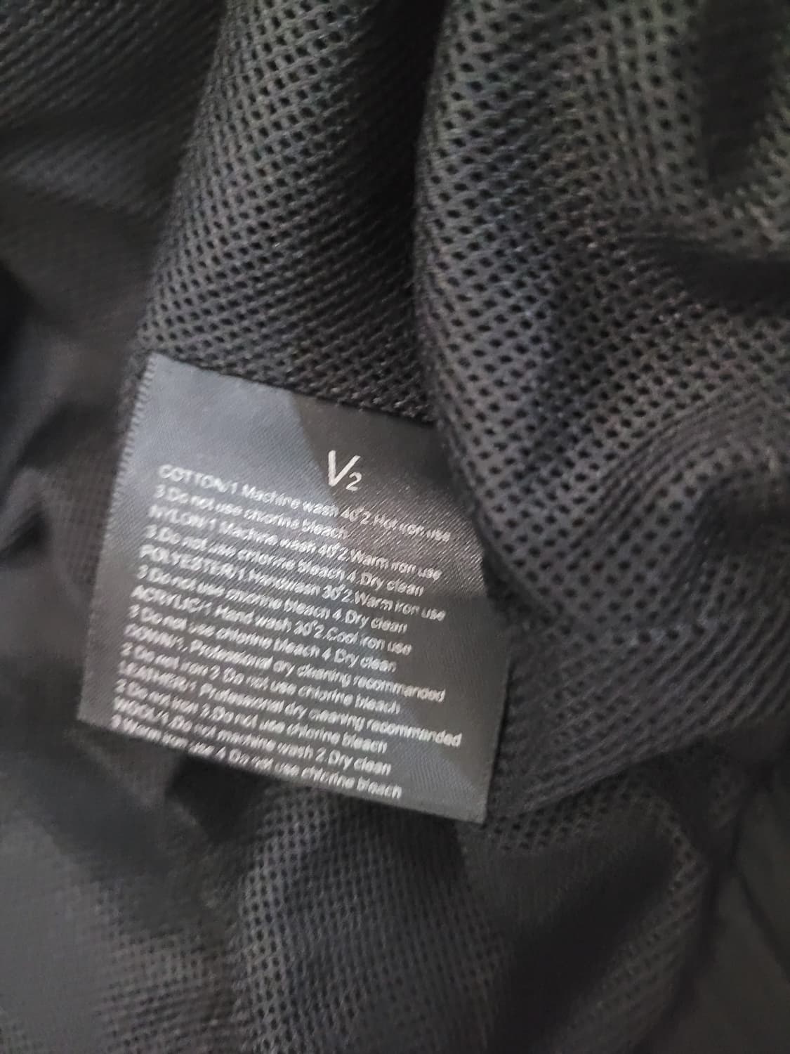 V2 브이투 트랙 자켓 블랙 오버핏 남녀공용 M사이즈 상품이미지6