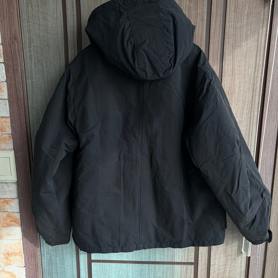 새상품(M)파르티멘토 유틸리티 후드 자켓 블랙 상품이미지3