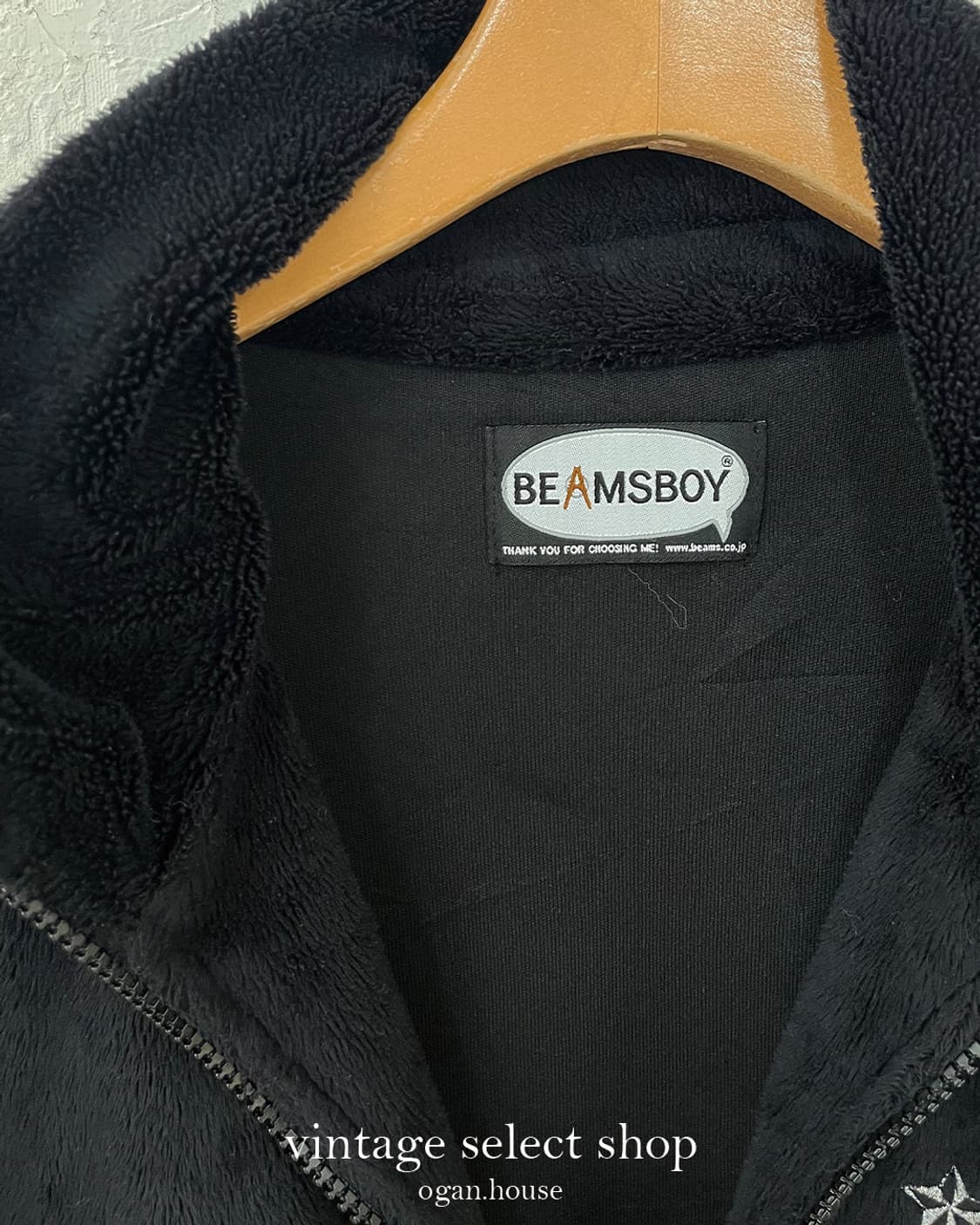 vintage fleece zip-up jacket[BEAMS BOY] 상품이미지6