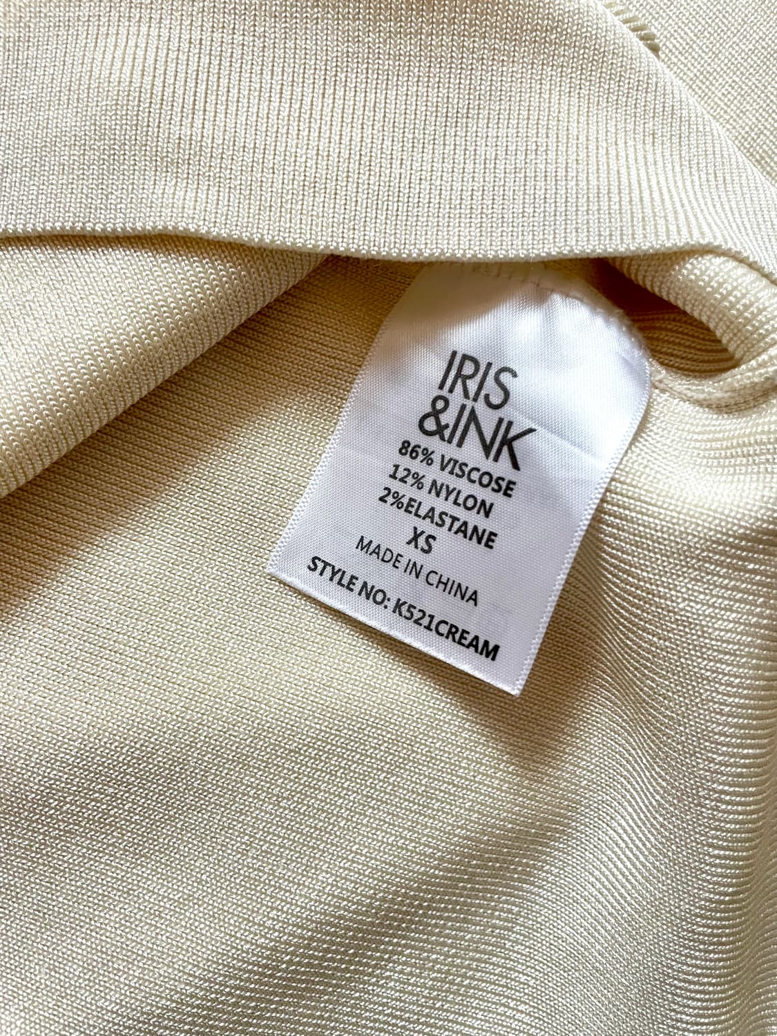 IRIS & INK ivory & black knit top 상품이미지7