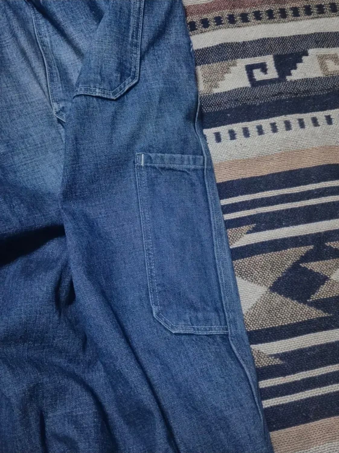 [2]피그벨 PEOPLE 별주 한정판 데님 페인터 트라우저 상품이미지7