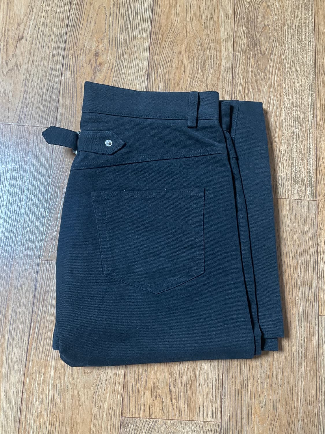 율러 시그니처 플레어 신치백 팬츠 블랙 M 새상품 상품이미지10