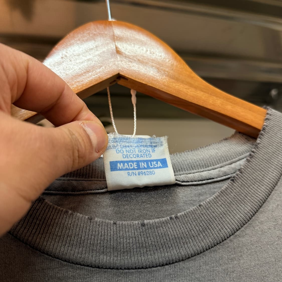 90 00S 엑스라지 하드 페이딩 데미지 빈티지 스트릿 티셔츠 S 상품이미지10