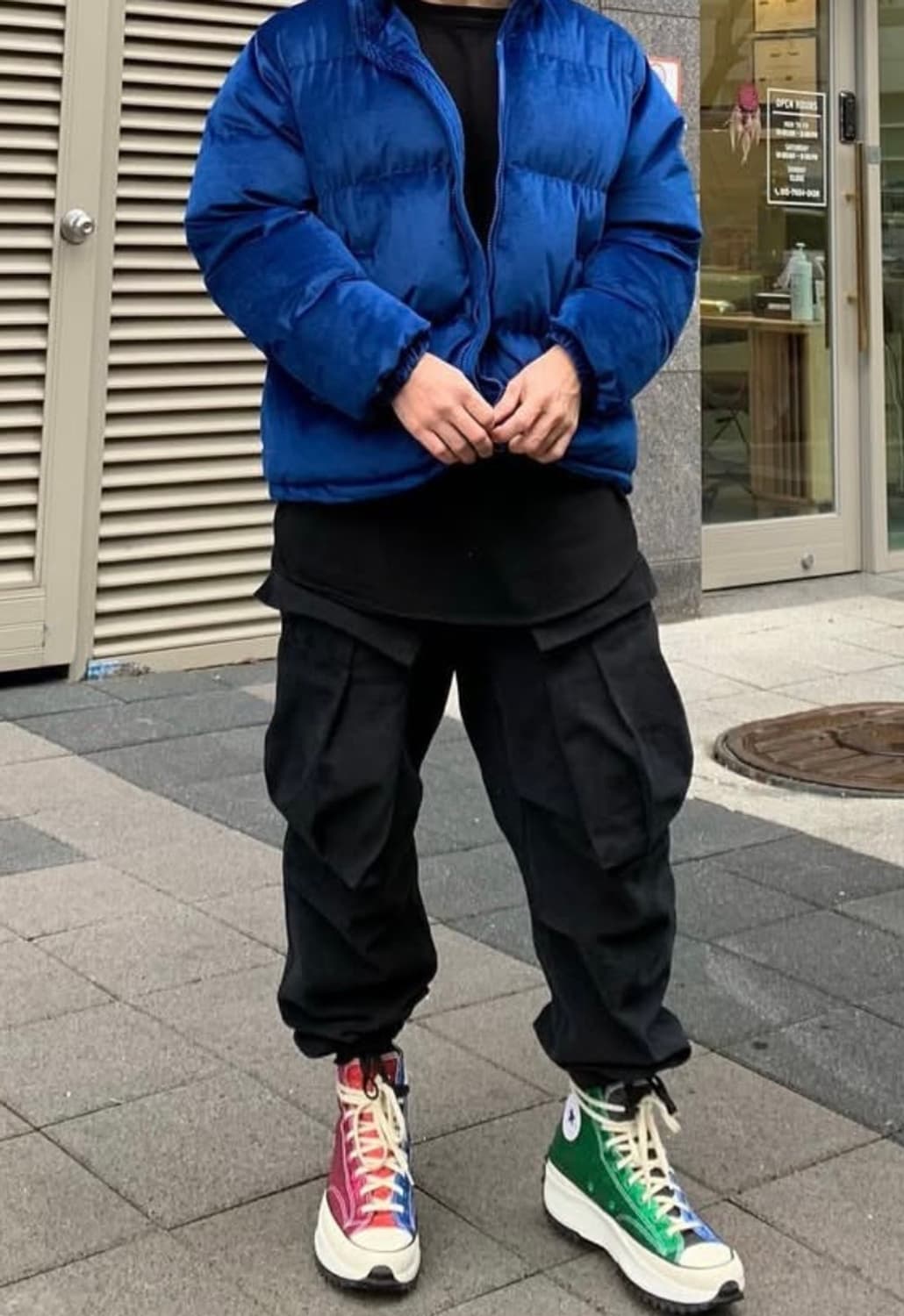 블랙 카고 팬츠 (30-32 추천 ) 상품이미지2