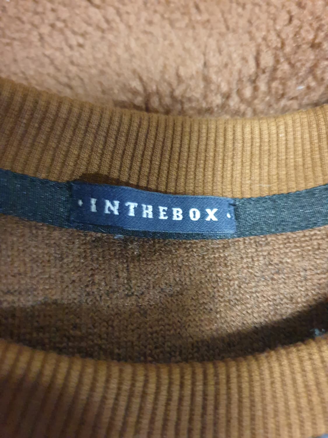 (이태리제품) IN THE BOX 빈티지 가슴집업 배색 플리스 맨투맨 M 상품이미지4