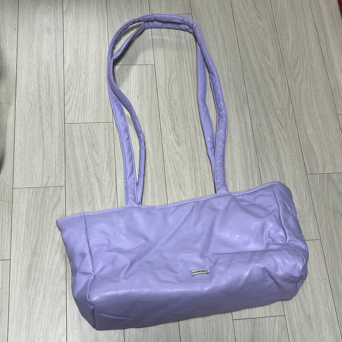 플리즈프로젝트 패딩숄더백 라벤더 퍼플 상품이미지1