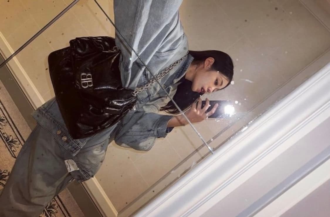 발렌시아가 모나코 미디움 실버 체인백 상품이미지1