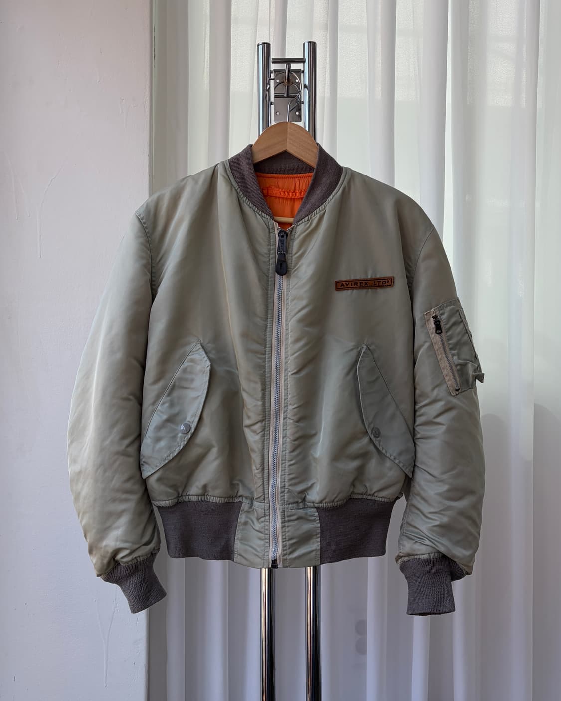 [M]아비렉스 AVIREX USA MA-1 플라이트 자켓 상품이미지5