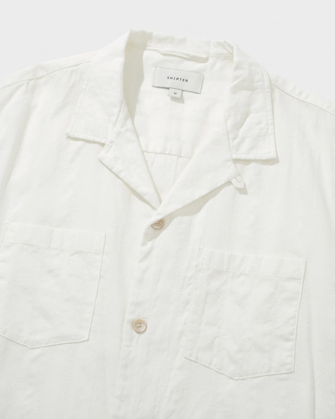 셔터 shirter NOMAD HALF SHIRT (IVORY) M 상품이미지3