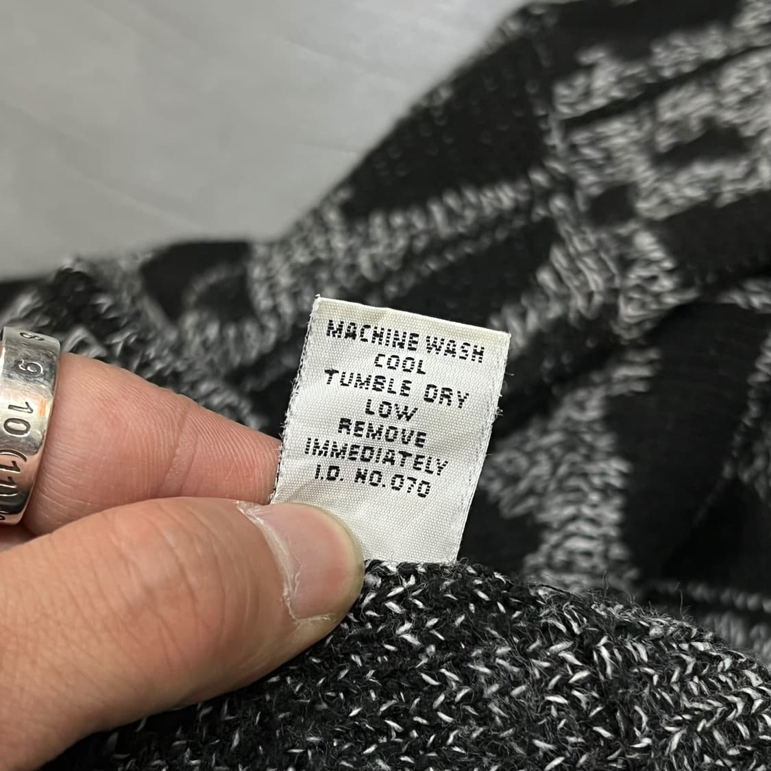  80s GITANO 패턴 니트 y13875 상품이미지7