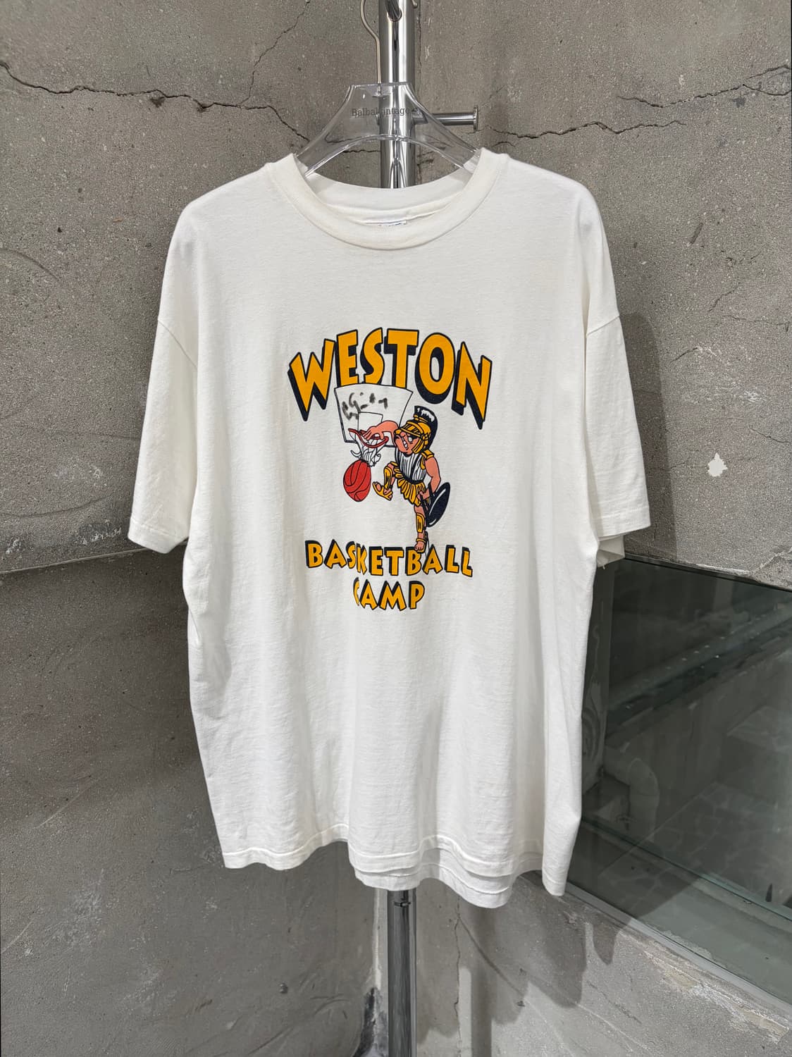 90s 헤인즈 Weston Basketball Camp 프로모 티셔츠 상품이미지1