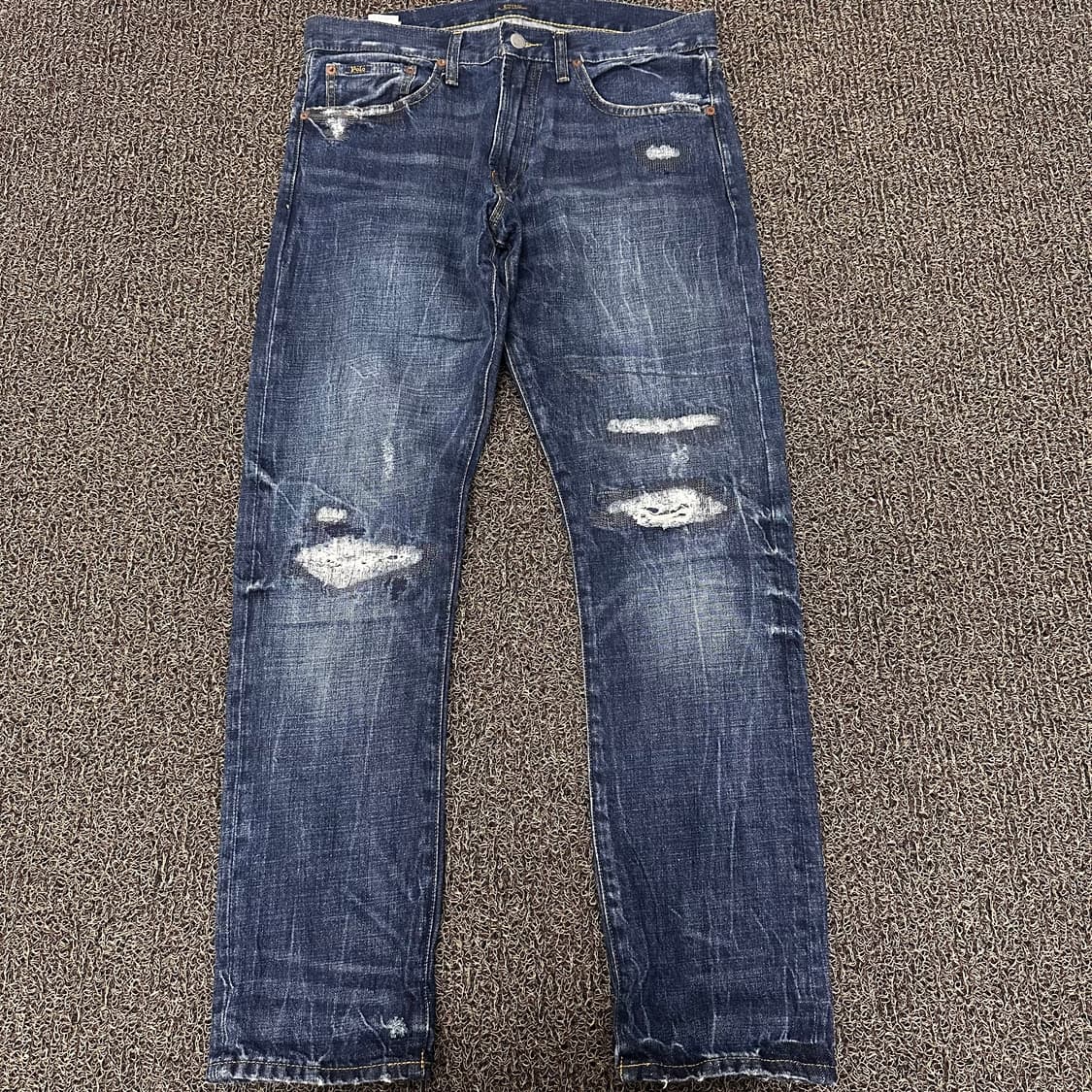 POLO 폴로 랄프로렌 데미지 데님 청바지 32인치 상품이미지1