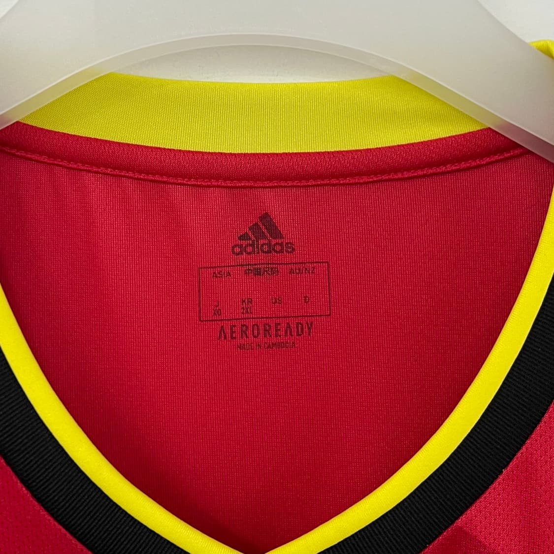 아디다스 20-21 벨기에 홈 반팔 유니폼 상품이미지7