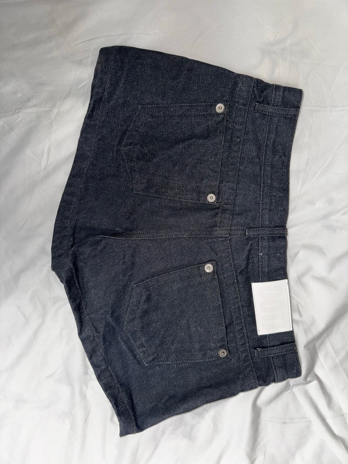 ootj 흑청 핫팬츠 상품이미지1