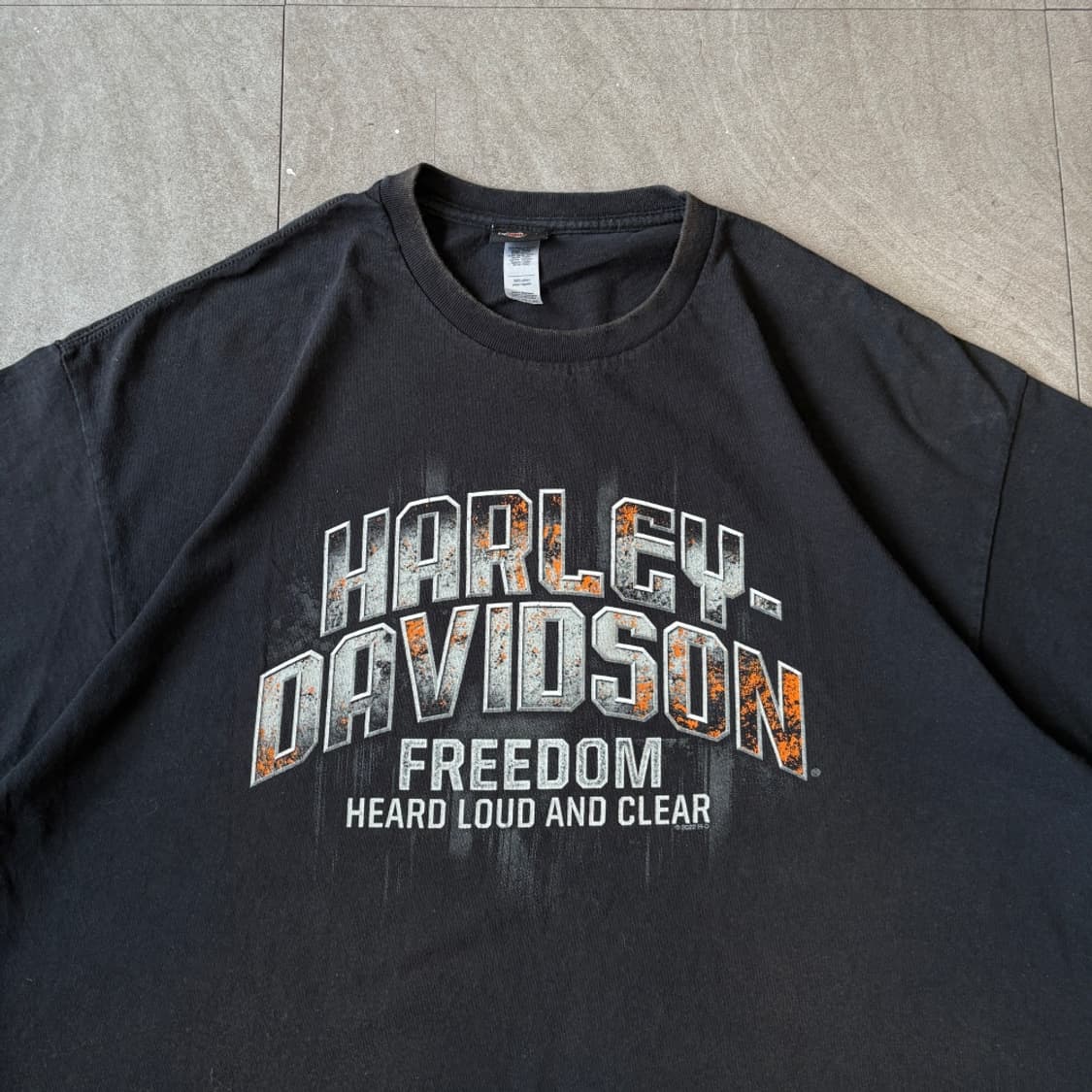 할리데이비슨 정품 블랙 반팔 티셔츠 반팔티 상품이미지3
