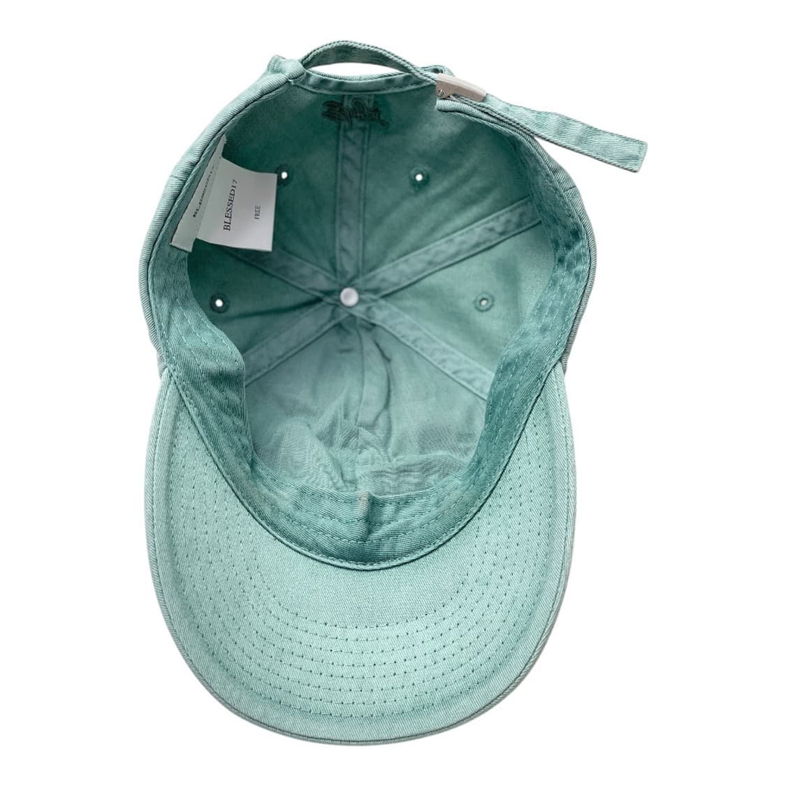 BLESSED17 빈티지 볼캡 모자 커플 옐로우/민트 세트 상품이미지6