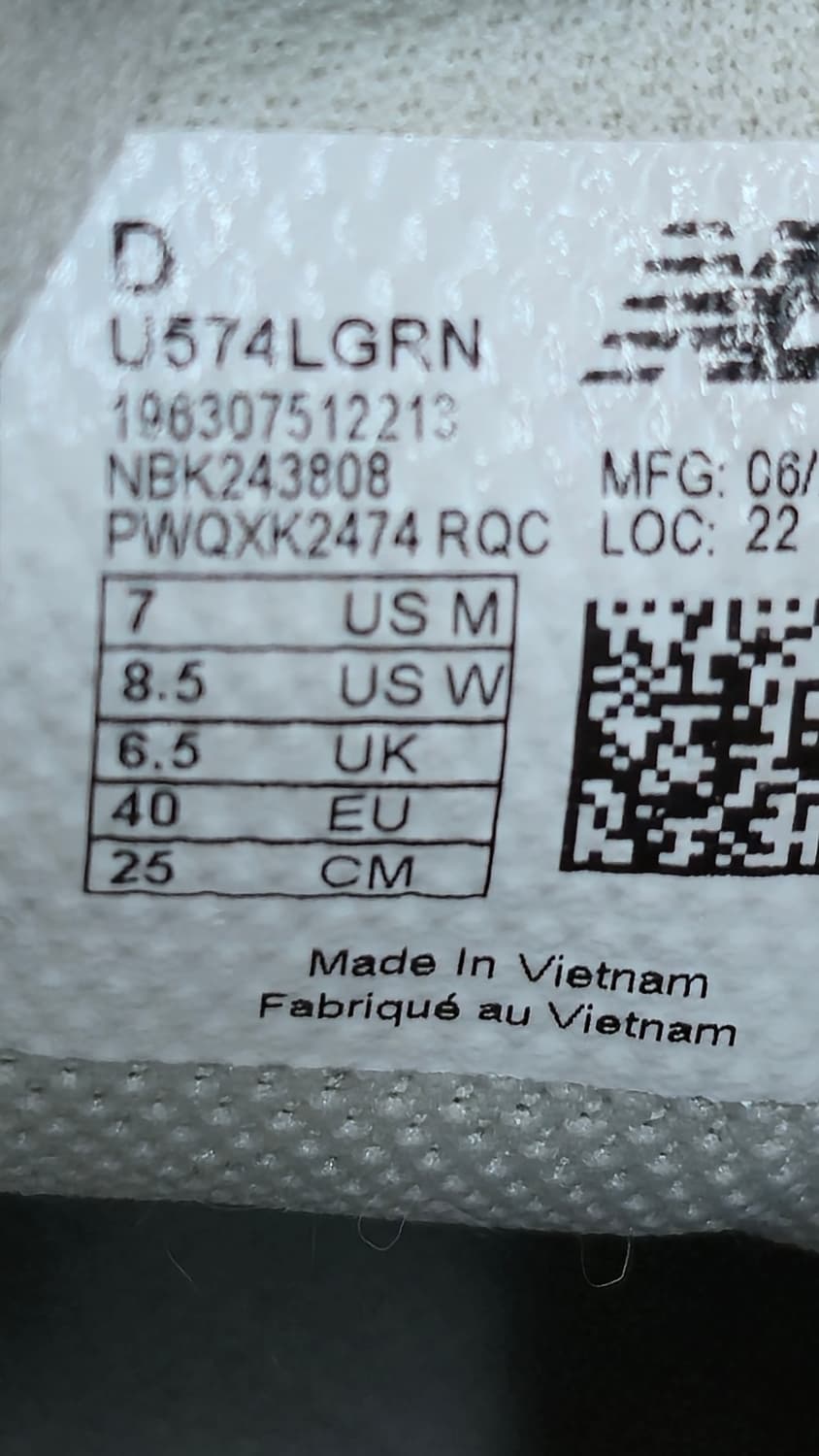 뉴발란스 250mm-  574 레거시 네이비 상품이미지7