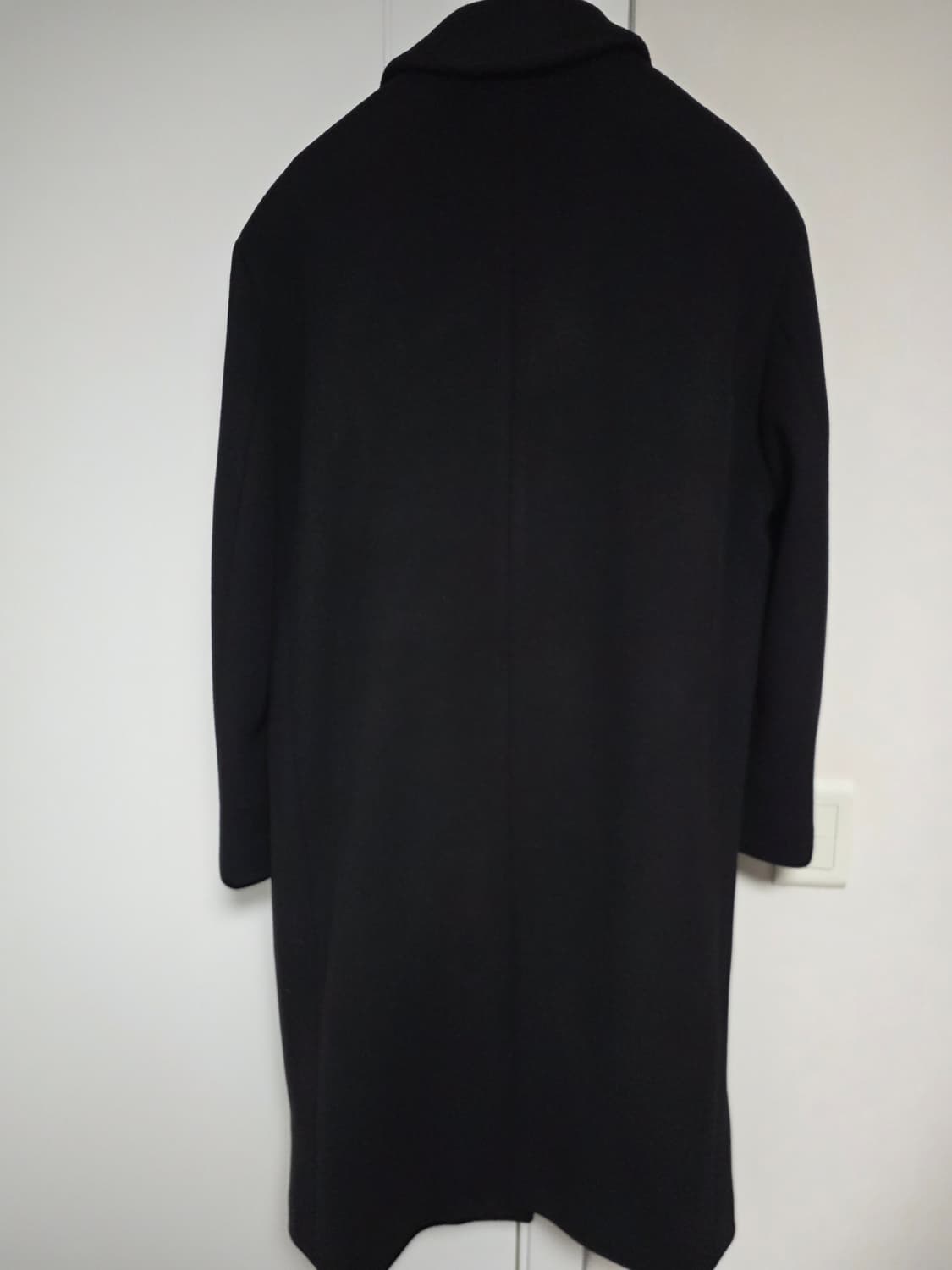 [L] 무신사 스탠다드 캐시미어 블렌드 오버사이즈 싱글 코트 [블랙] 상품이미지3