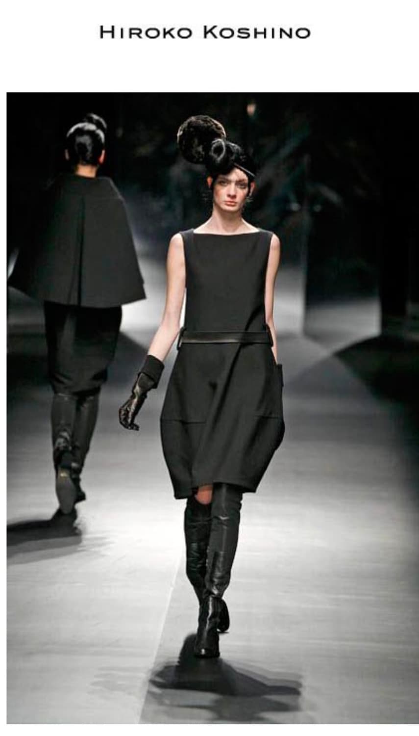 Hiroko Koshino 블랙 앵클 부츠 235 상품이미지10