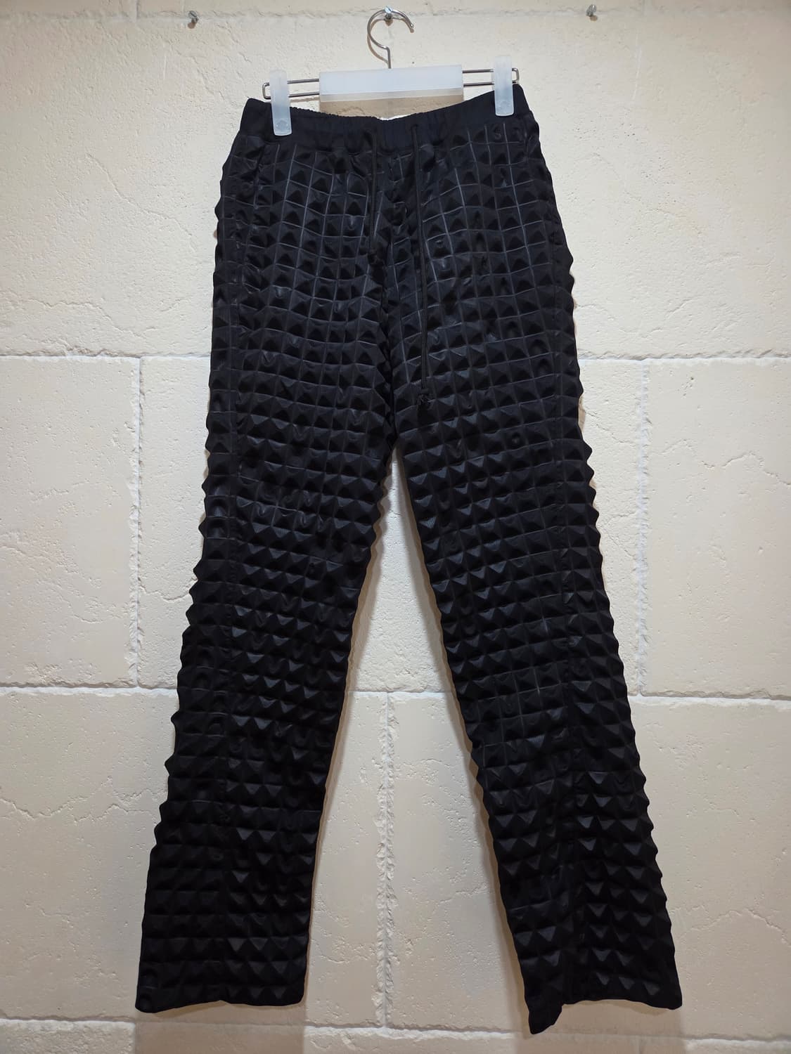 강혁 슬림컷 스트링 트라우저 블랙 S 새상품 상품이미지1