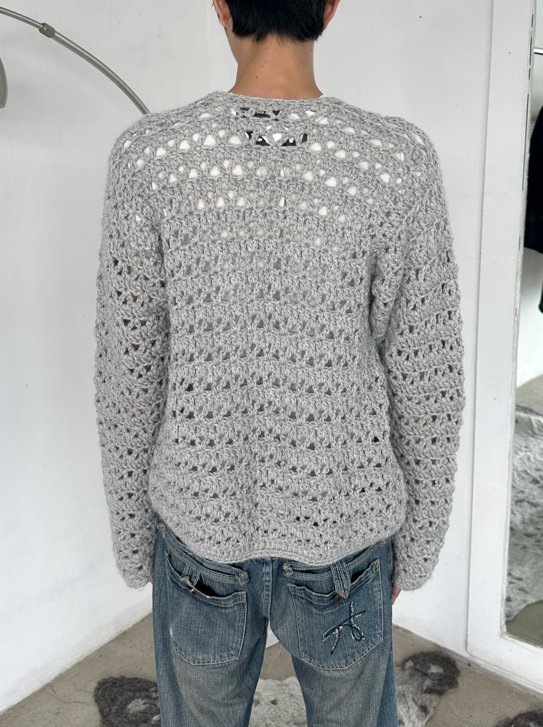 키코 크로셰 니트 가디건 상품이미지2