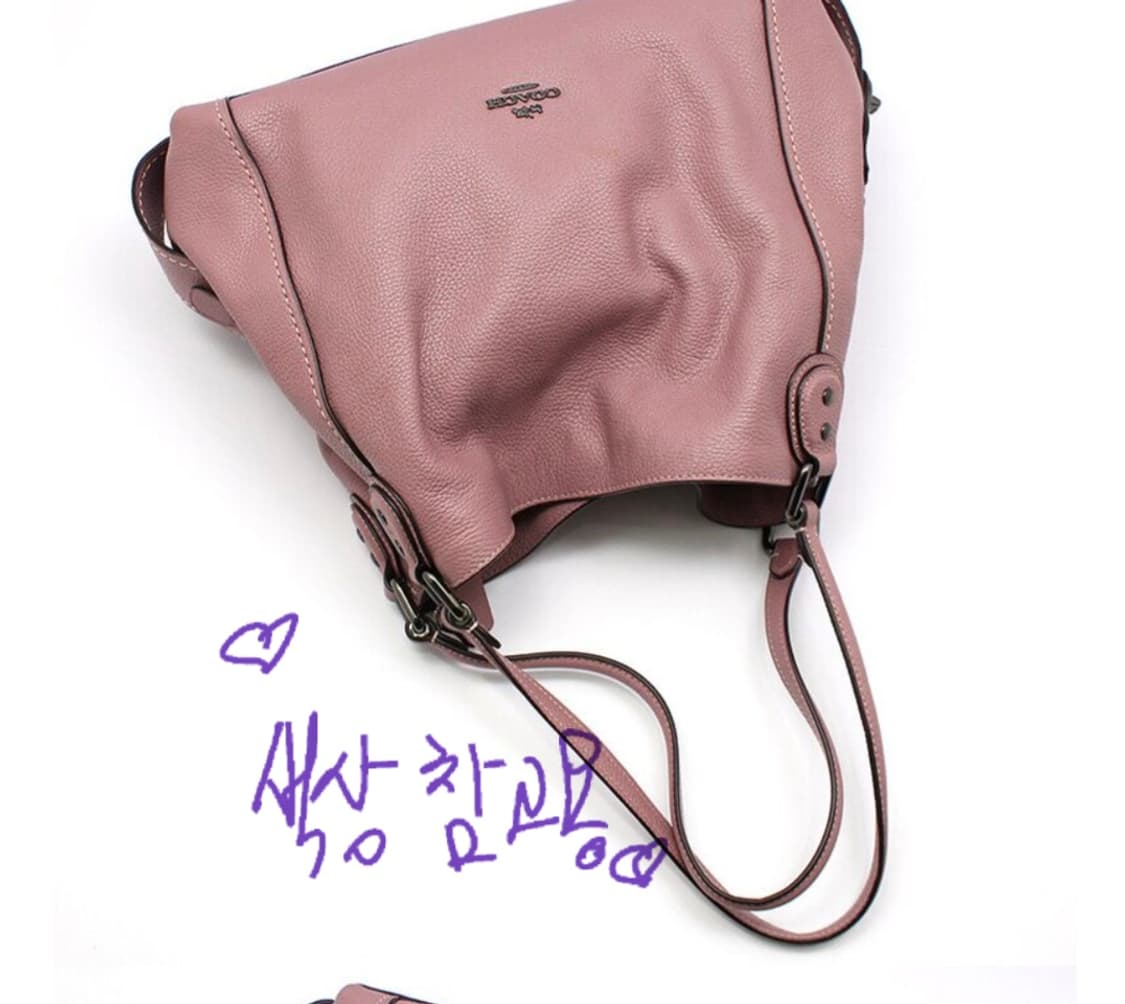 상태굿) 코치 핑크 호보,숄더백 상품이미지10