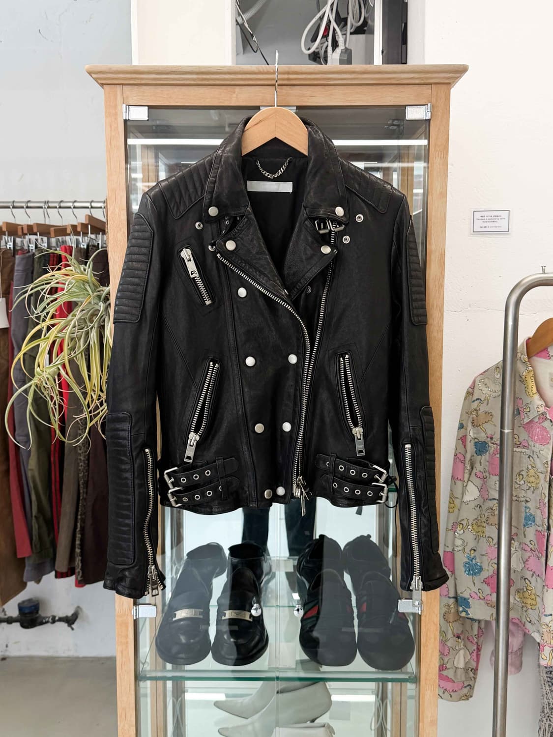 double biker jacket  상품이미지2