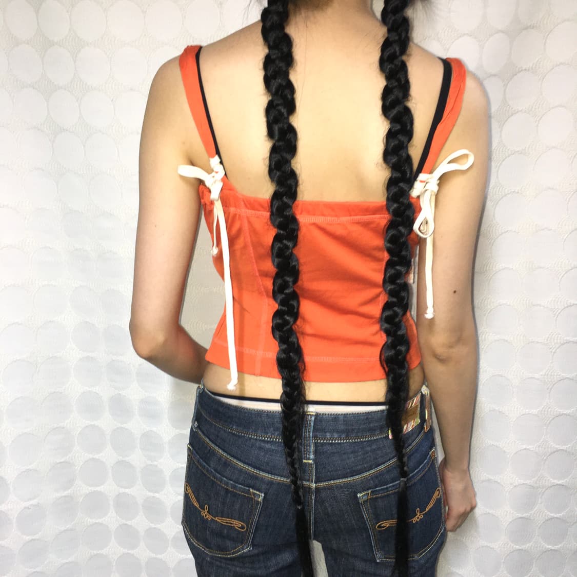 비비안 웨스트우드 오렌지 레이스업 나시 상품이미지3