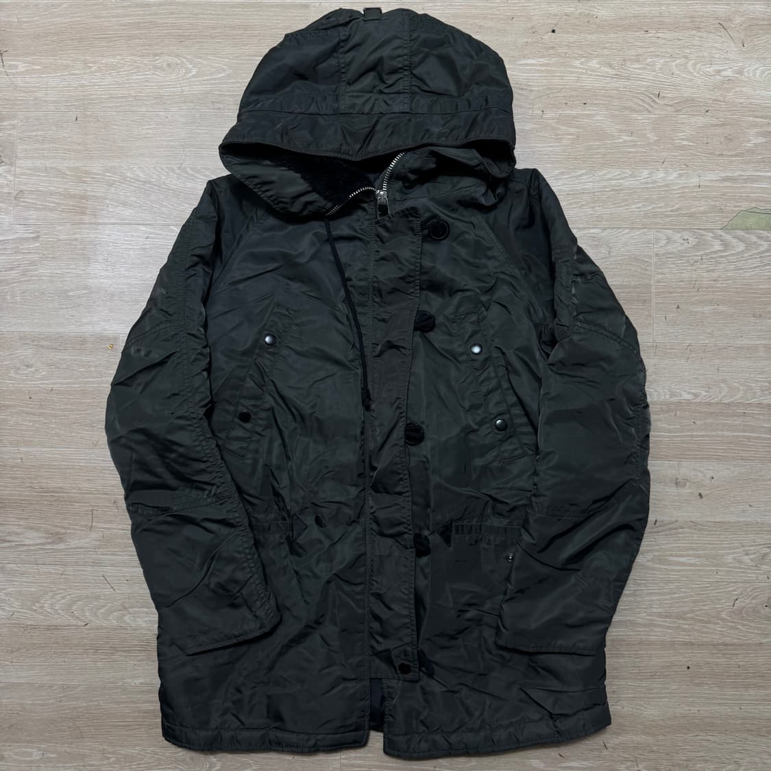 지오다노 모피안감 N2B 야상 패딩 자켓 상품이미지1