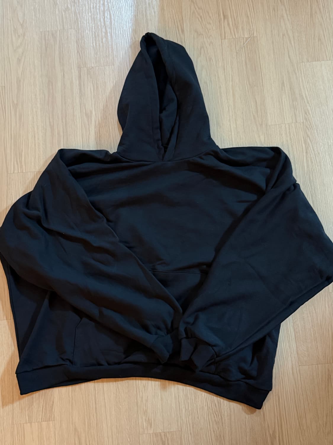 이지 고샤 후디 HD-01 후드 블랙 블랭크 02사이즈 상품이미지1