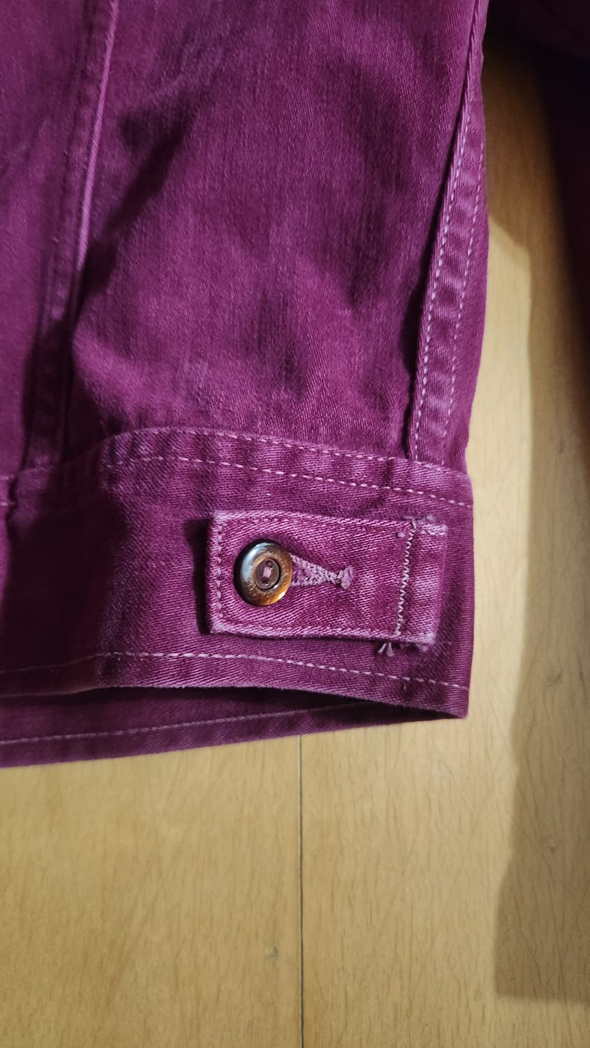 70s lee 몰스킨 자켓 버건디 상품이미지4